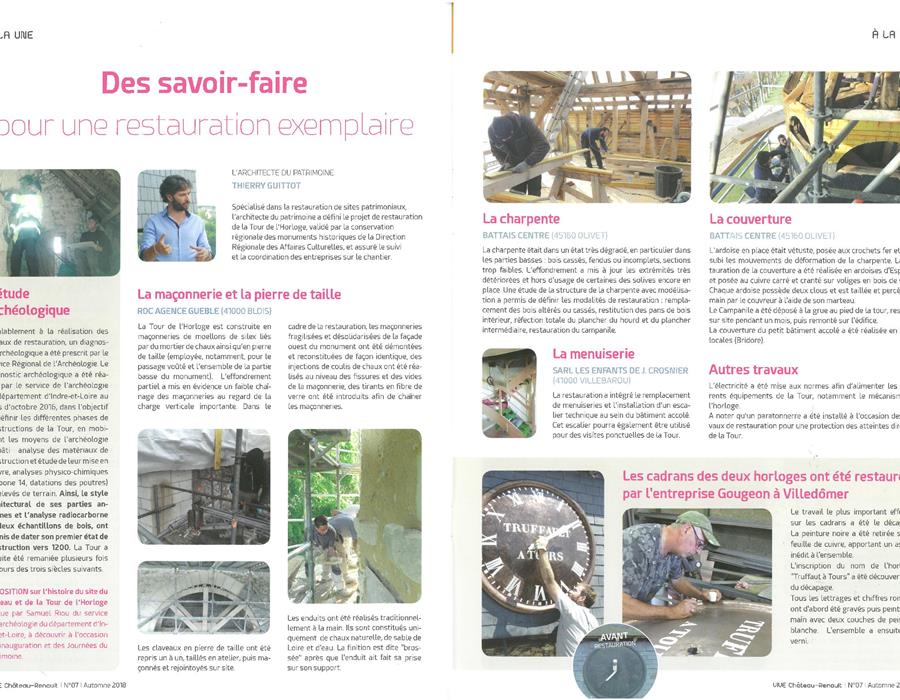 Groupe Villemain, presse, rénovation patrimoine historique - Groupe Villemain