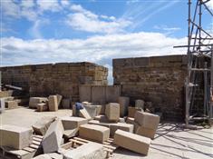 Granit de Chausey rénovation Fort de La Conchée