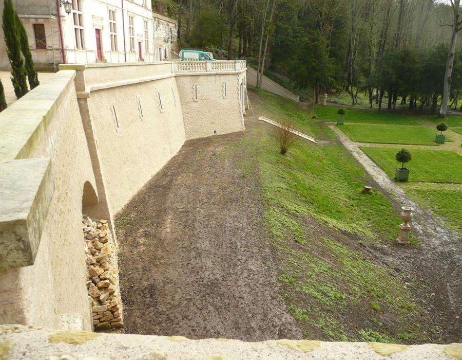 Restauration en maçonnerie, Château-Gaillard - Groupe Villemain