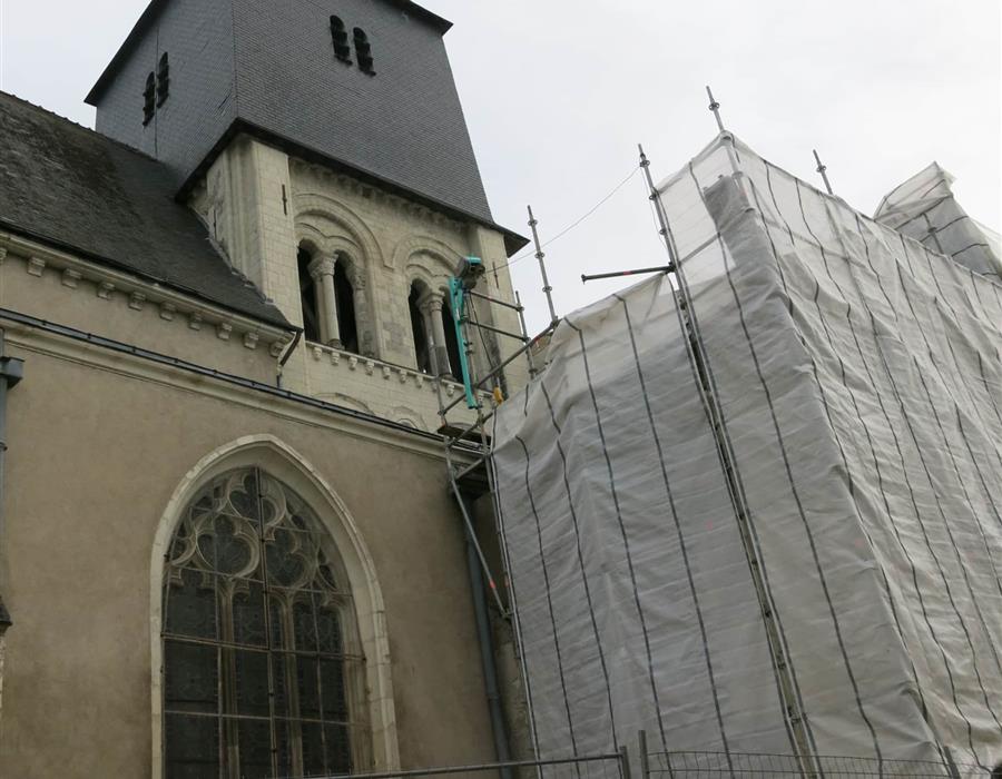 Groupe Villemain,; restauration Eglise St-Etienne, Romorantin - Groupe Villemain