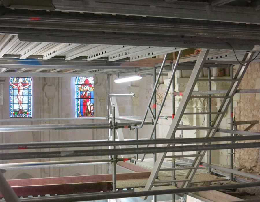 Eglise St-Etienne, restauration - Groupe Villemain