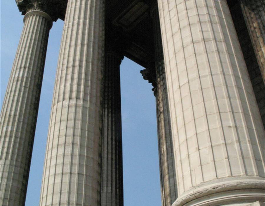 Rénovation piliers de l'Eglise de La Madeleine, Paris - Groupe Villemain