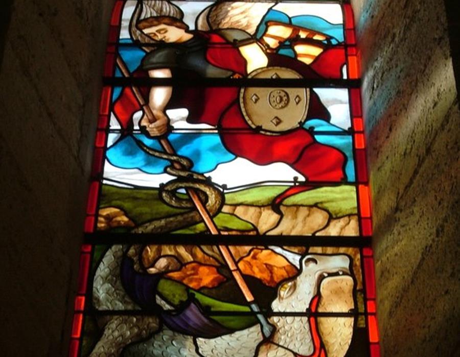 Vitraux, église - Groupe Villemain