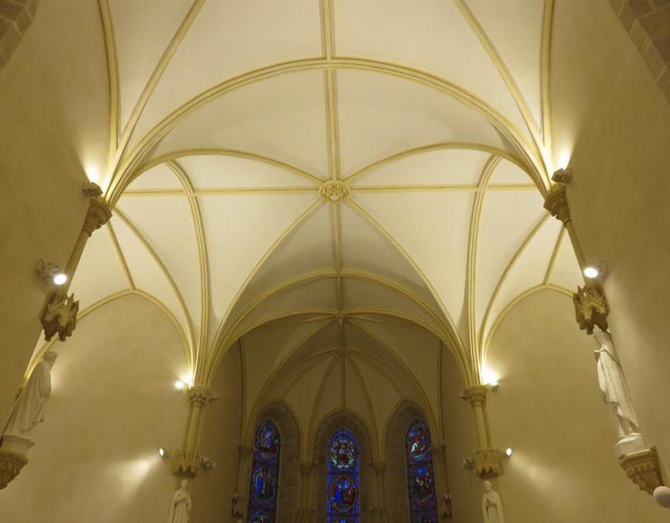 5- La chapelle de Penboc'h – voûtes intérieures - Groupe Villemain