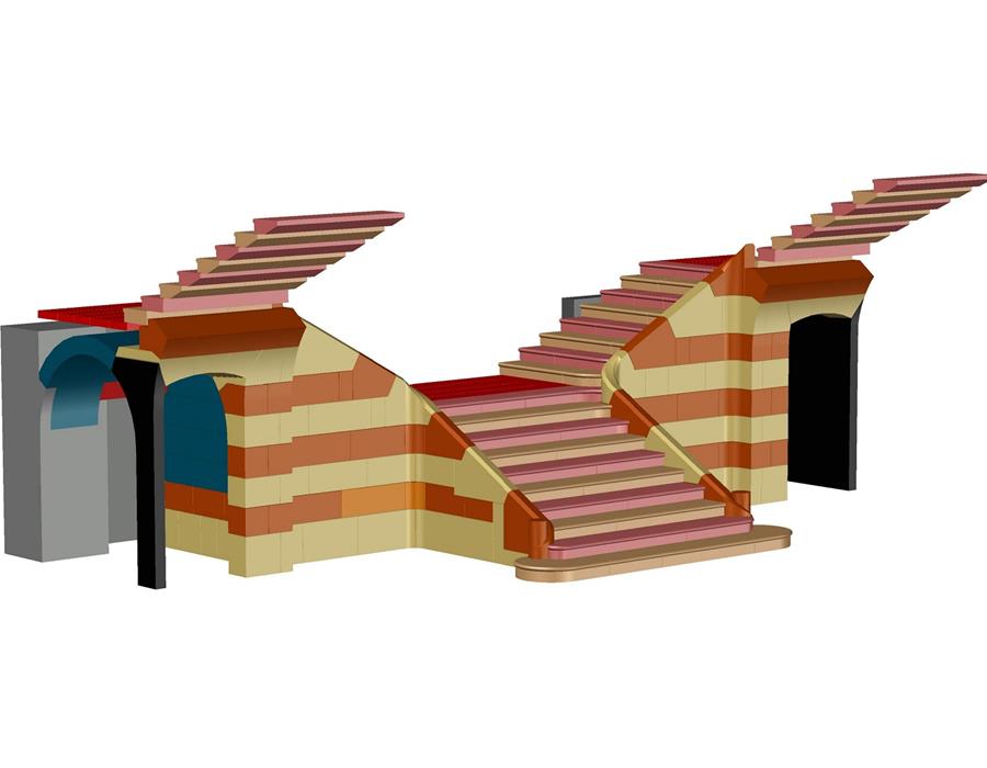 Dessin escalier - Groupe Villemain