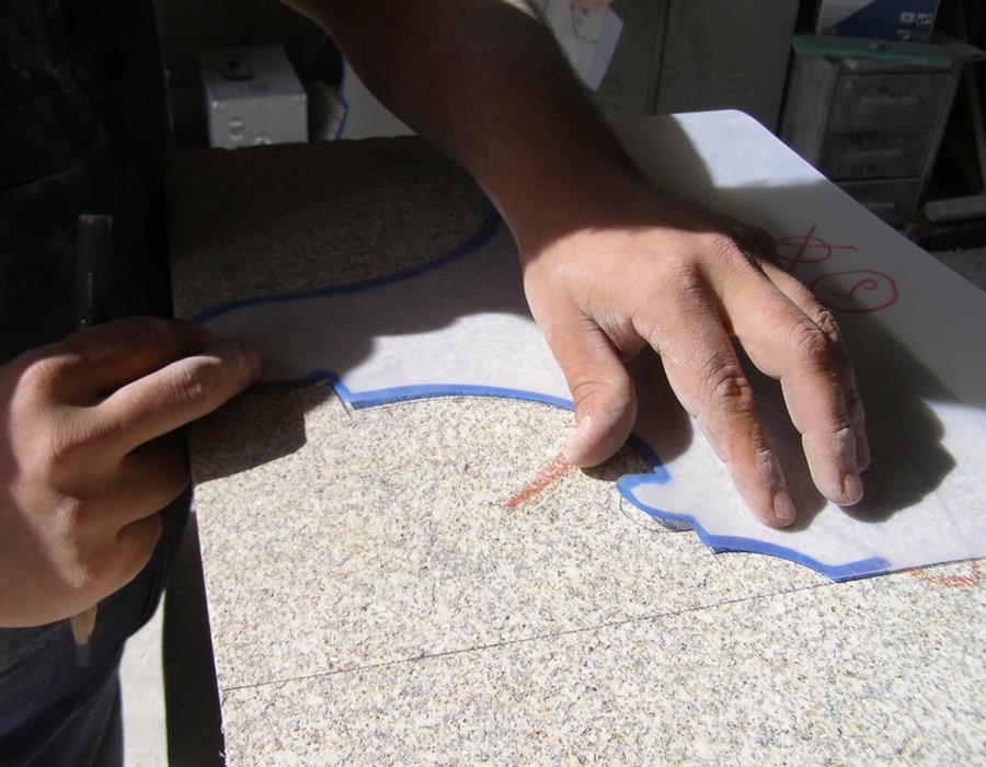 Dessin sur granit - Groupe Villemain