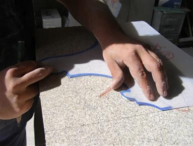 Dessin sur granit - Groupe Villemain
